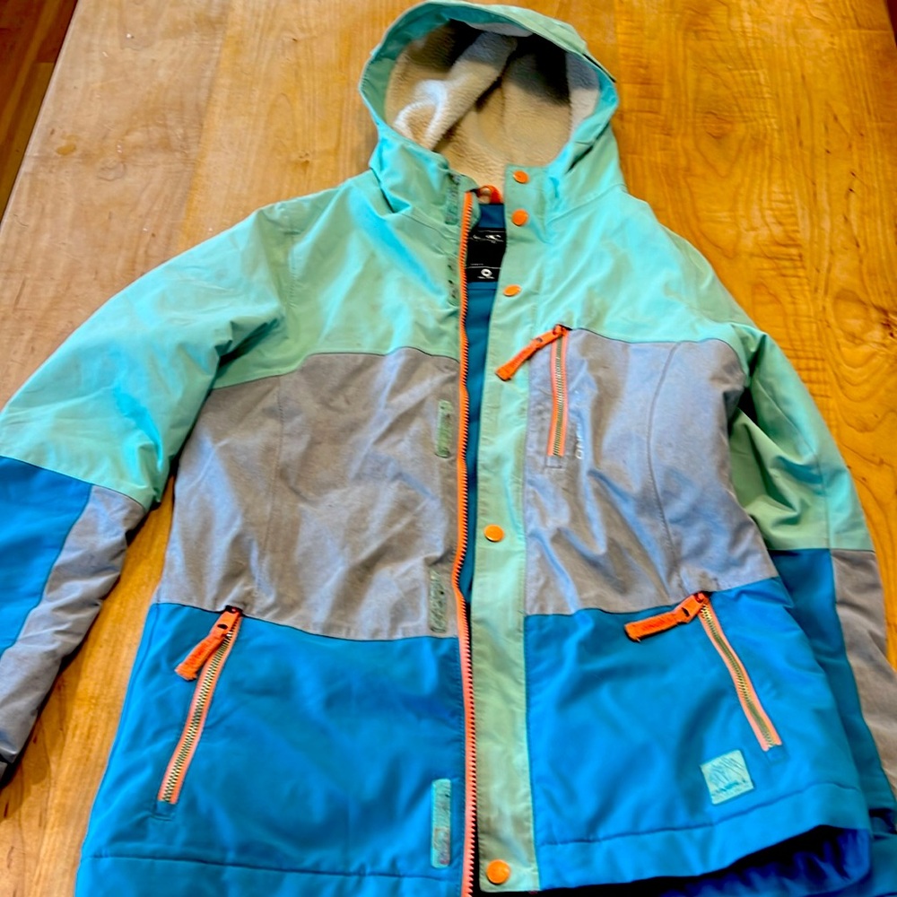 Girls O’Neill Ski Jacket. Size XL 14